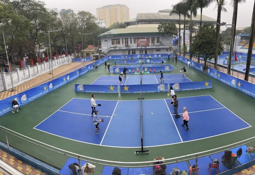 Sân Pickleball tại Hà Nội tăng trưởng mạnh mẽ với hơn 150 sân hoạt động thường xuyên