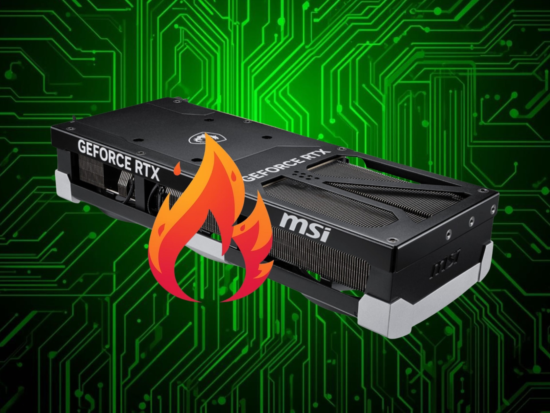 MSI RTX 5090 32G Ventus 3X OC GPU bị cháy đầu nối nguồn