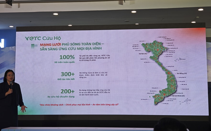 VETC triển khai dịch vụ cứu hộ giao thông toàn quốc 24/7