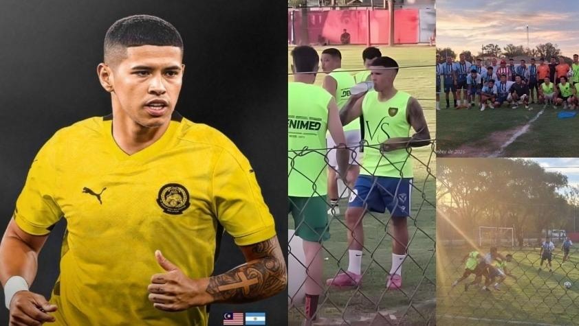 Imanol Machuca tập luyện tại San Lorenzo