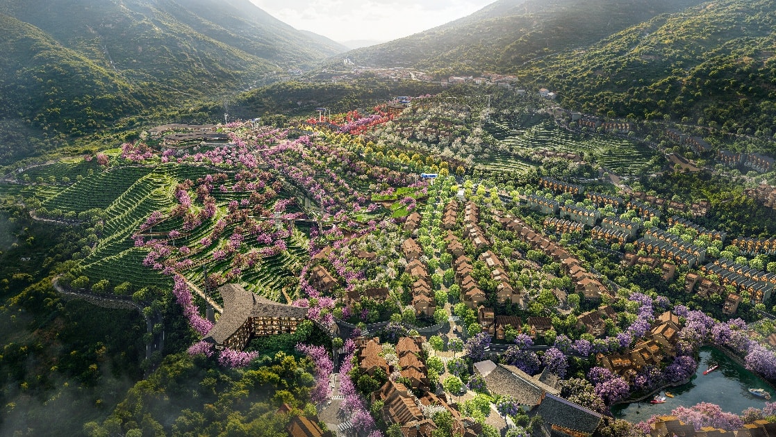 Kiến trúc xanh hài hòa với địa hình đồi núi tại Ecosapa