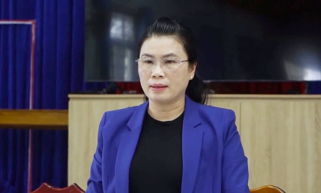 Sra. Tao Thi To Diem, Presidente do Comitê Popular da Comuna de Que Phuoc