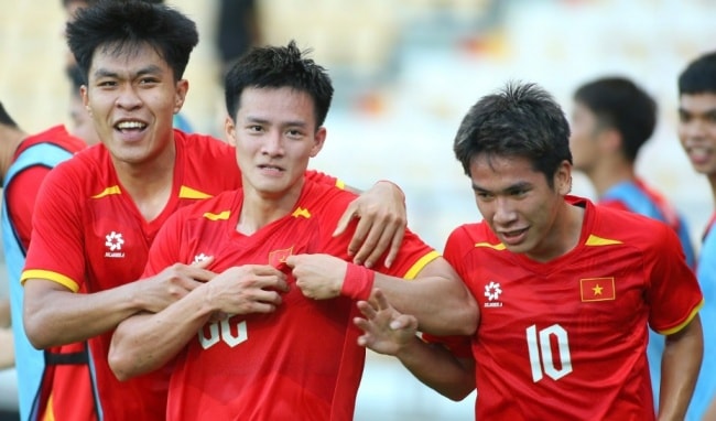 U23 Việt Nam tập luyện chuẩn bị cho VCK U23 châu Á 2026.
