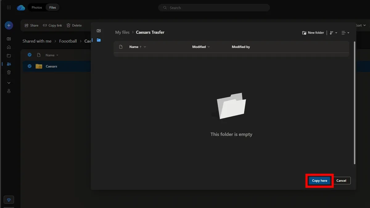 OneDrive không cho phép chuyển quyền sở hữu tệp và thư mục — Đây là cách thực hiện được điều đó 7