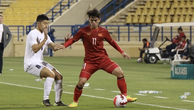 Khuất Văn Khang là cầu thủ hiếm hoi của U23 Việt Nam từng đối đầu U23 Kyrgyzstan.