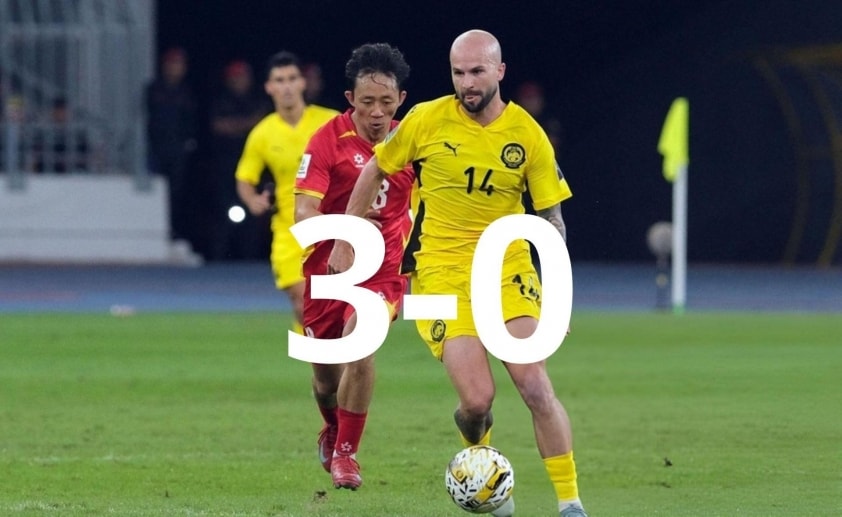 Đội tuyển Malaysia bị FIFA xử thua 0-3 trong ba trận đấu quốc tế