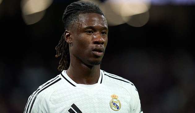 Eduardo Camavinga trong màu áo Real Madrid với khả năng tranh chấp mạnh mẽ