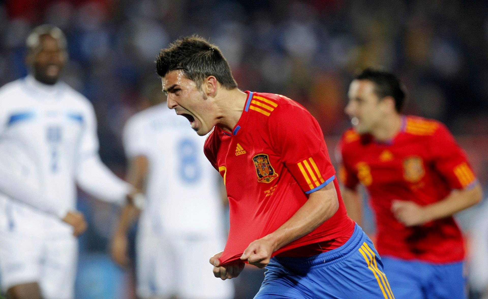 Những bàn thắng trong trận đấu với Honduras giúp David Villa giải tỏa tâm lý