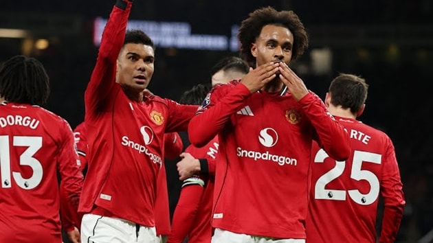 Tiền đạo Zirkzee ghi bàn mở tỷ số nhưng cũng mắc lỗi dẫn đến bàn thua của Man Utd.