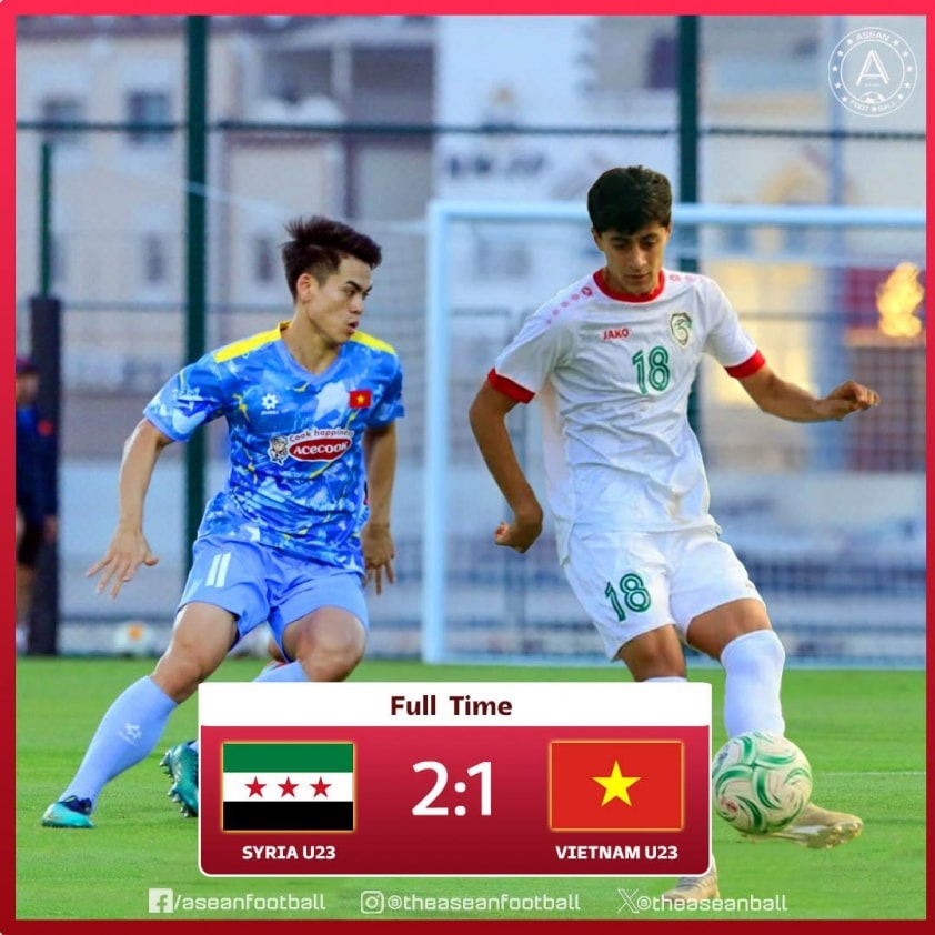 U23 Việt Nam thi đấu giao hữu với U23 Syria trước thềm VCK U23 châu Á