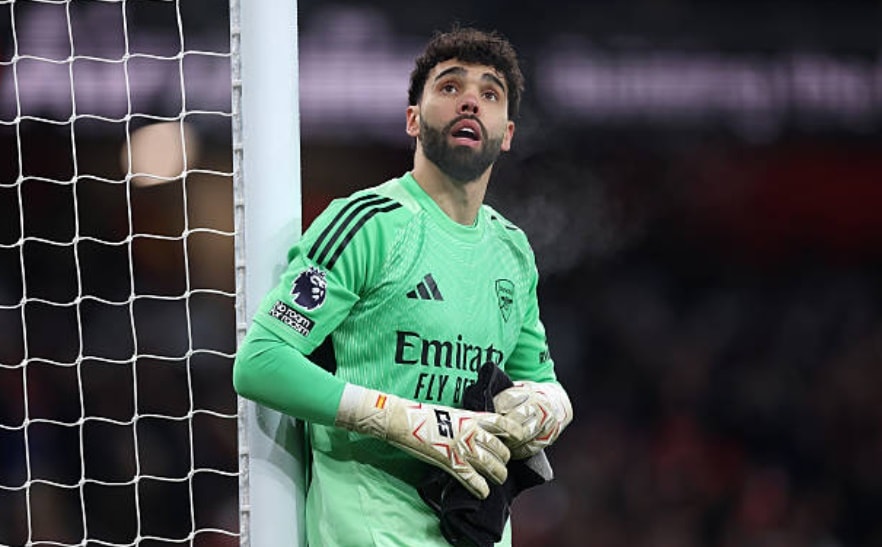David Raya thi đấu ổn định trong khung gỗ Arsenal