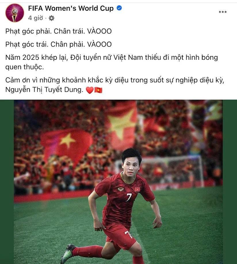 FIFA vinh danh kỳ tích ghi bàn từ chấm phạt góc của Tuyết Dung