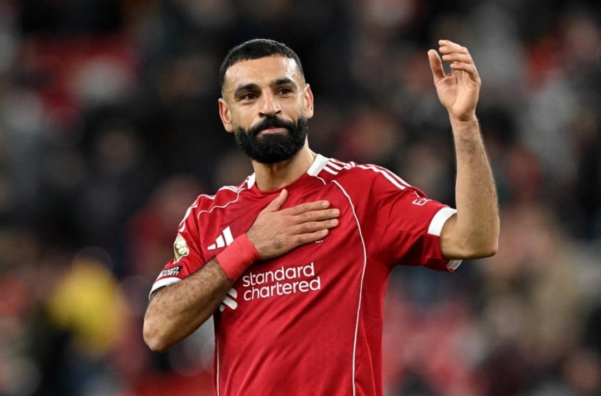 Mohamed Salah trong màu áo Liverpool tại Ngoại hạng Anh