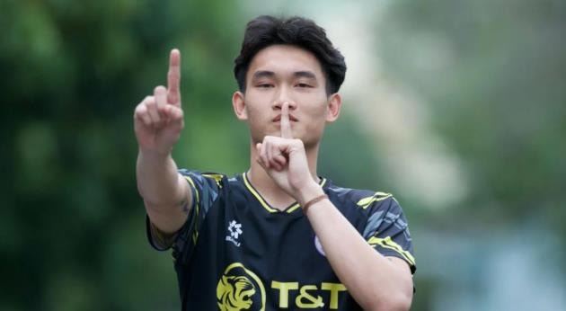 Phạm Đình Hải là thủ môn giàu triển vọng của bóng đá Việt Nam. Ảnh: Hà Nội FC.