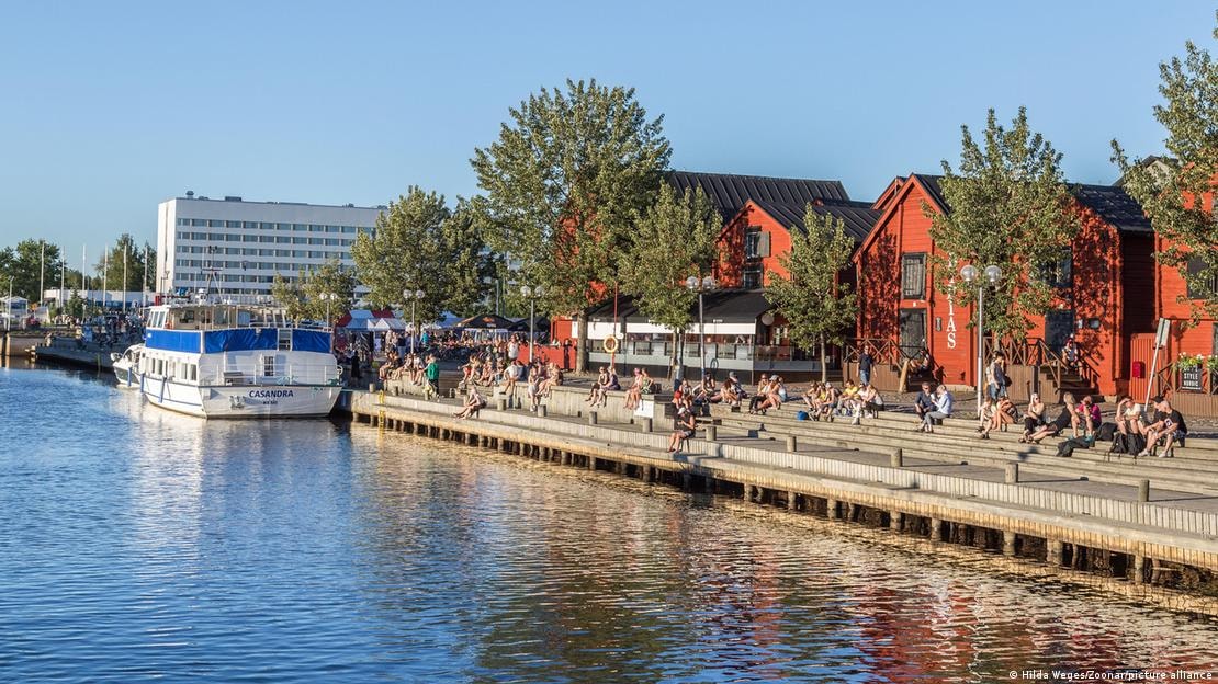 Oulu tự hào có bến cảng đẹp như tranh vẽ. Ảnh: DW
