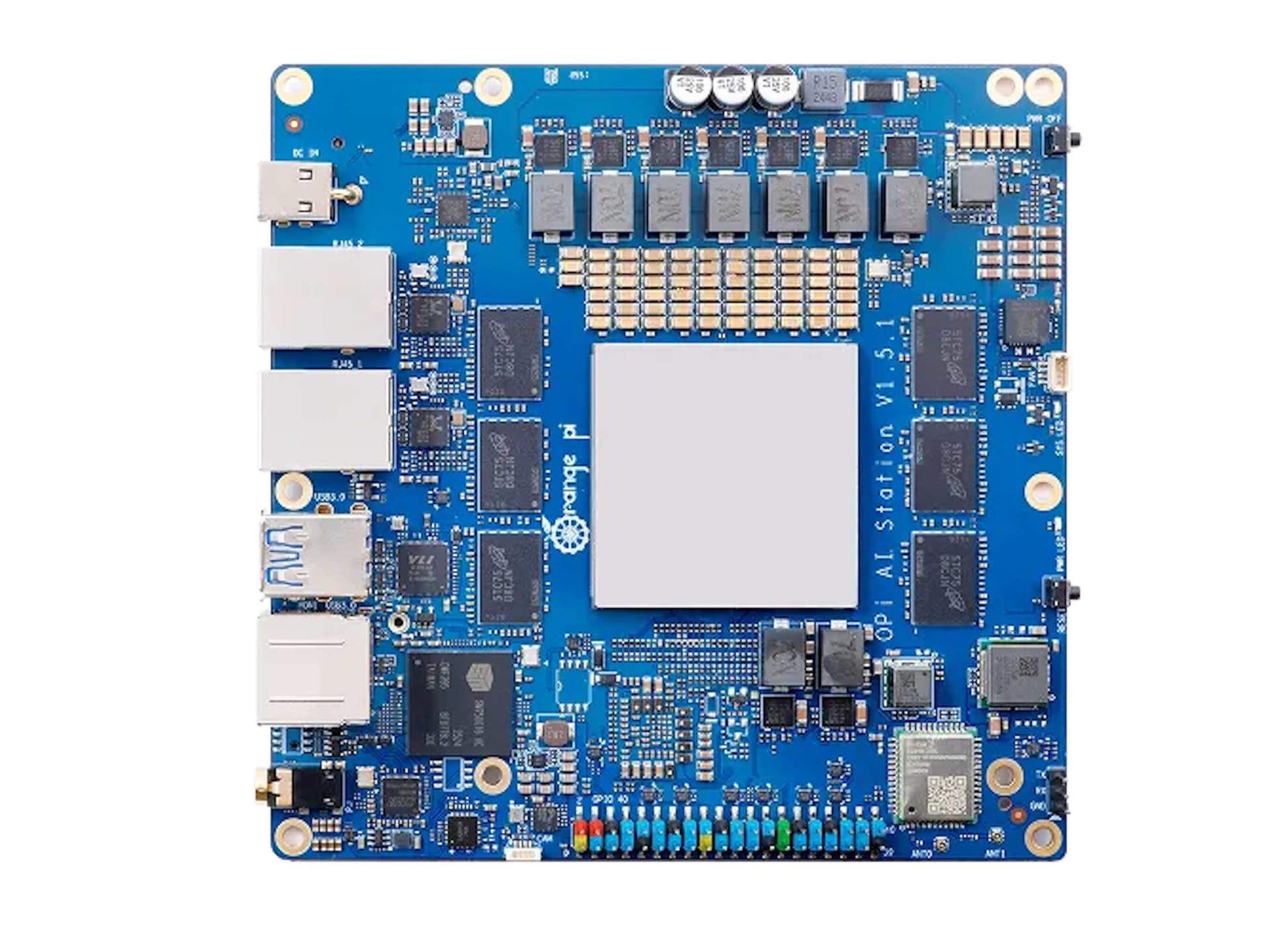 Thiết bị Orange Pi AI Station chuyên dụng cho các ứng dụng trí tuệ nhân tạo
