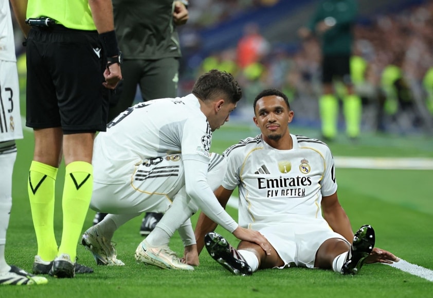 Arnold gặp nhiều khó khăn trong việc thích nghi với lối chơi tại Real Madrid