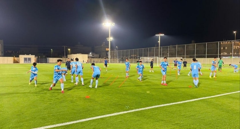 Cận cảnh buổi tập của U23 Việt Nam tại Ả Rập Xê Út chuẩn bị cho VCK U23 châu Á 2026