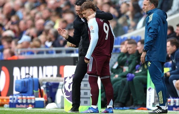 Harvey Elliott trong màu áo Liverpool trước khi ra đi theo dạng cho mượn