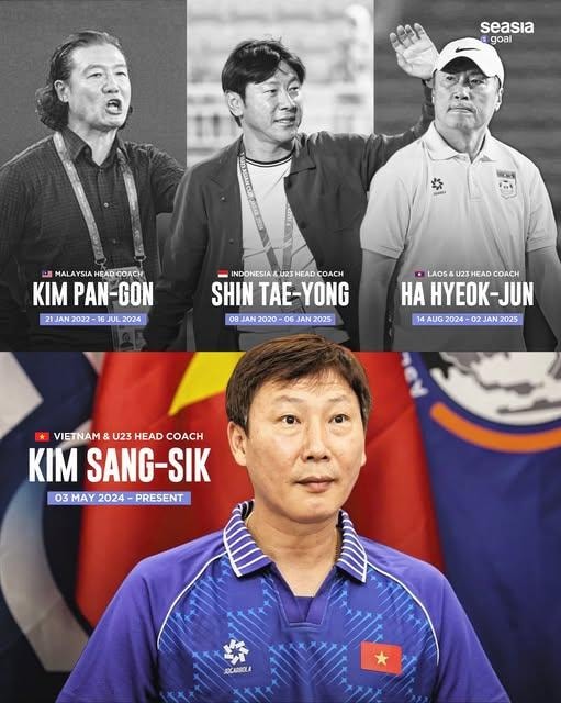 HLV Kim Sang Sik là chiến lược gia Hàn Quốc duy nhất còn tại vị ở ĐTQG Đông Nam Á