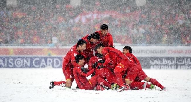 Kỷ niệm U23 Việt Nam tại Thường Châu 2018
