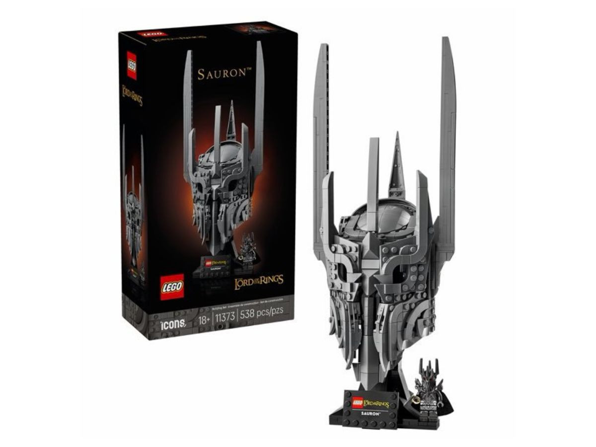 Hình ảnh rò rỉ của bộ mô hình LEGO Sauron từ Reddit.