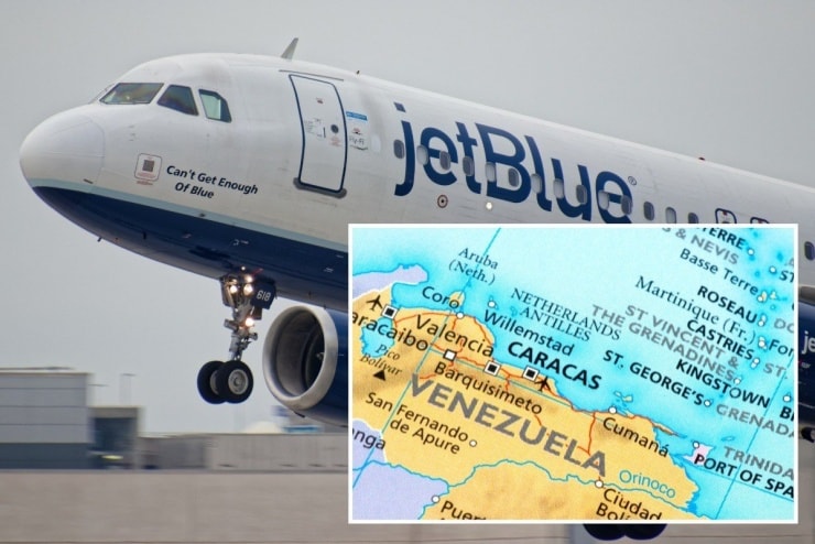 Máy bay Mỹ bị cấm bay qua không phận Venezuela theo lệnh của FAA.