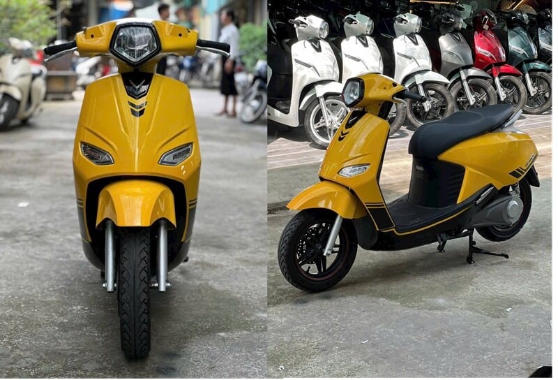 Xe máy điện VinFast Vento S phong cách cổ điển