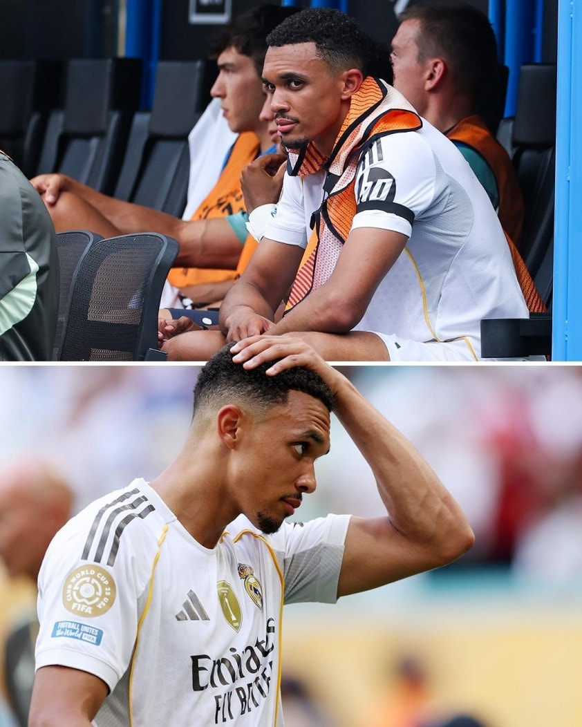 Alexander-Arnold trên băng ghế dự bị Real Madrid