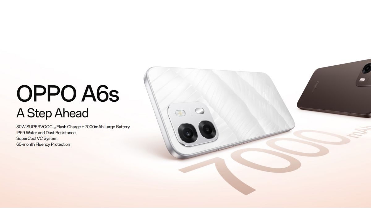 Cận cảnh thiết kế mặt trước và sau của OPPO A6s 4G