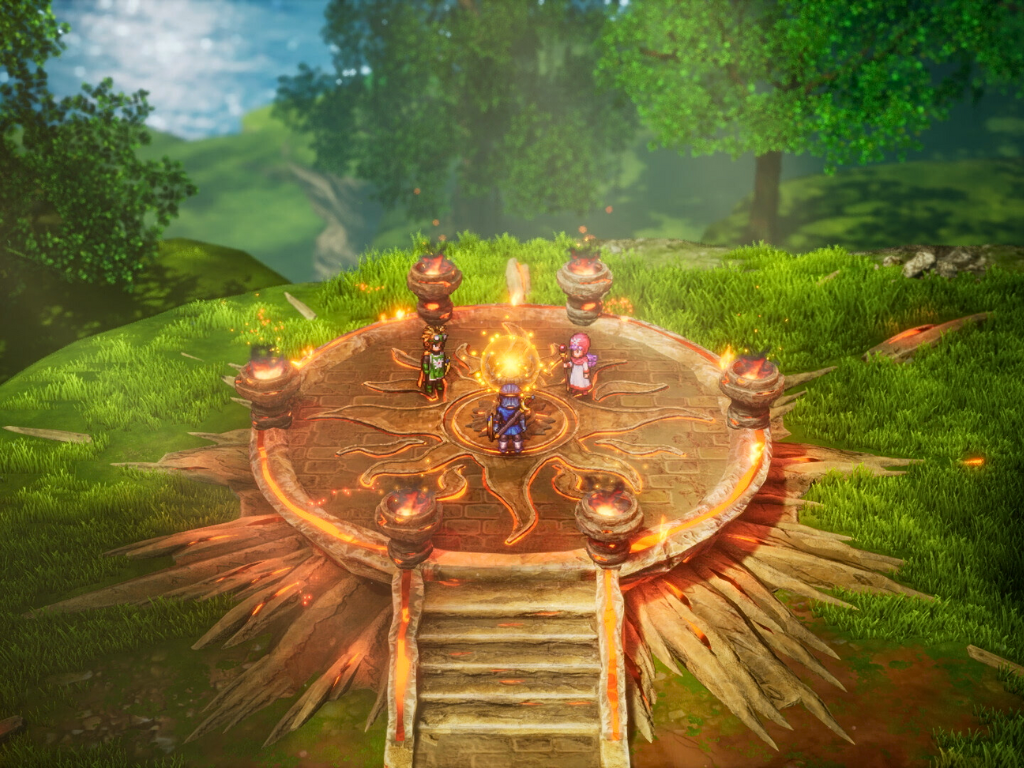 Ảnh chụp màn hình trong game Dragon Quest I & II HD-2D Remake