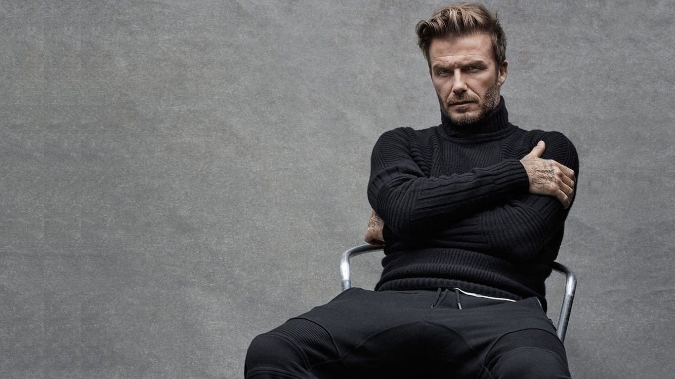 David Beckham trong trang phục suit lịch lãm