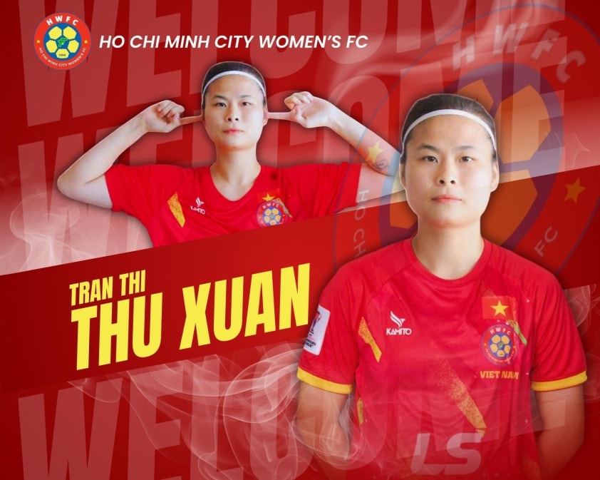 Thu Xuân chính thức gia nhập CLB nữ TP HCM cho mùa giải 2026