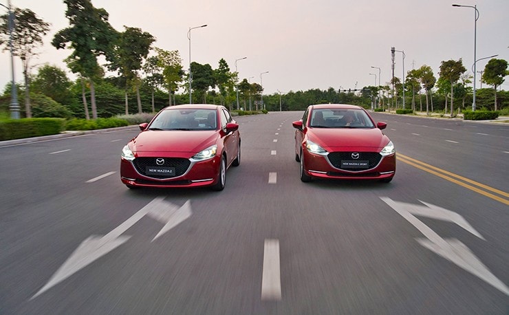 Mazda2 2025 sở hữu thiết kế hiện đại và mâm xe mới