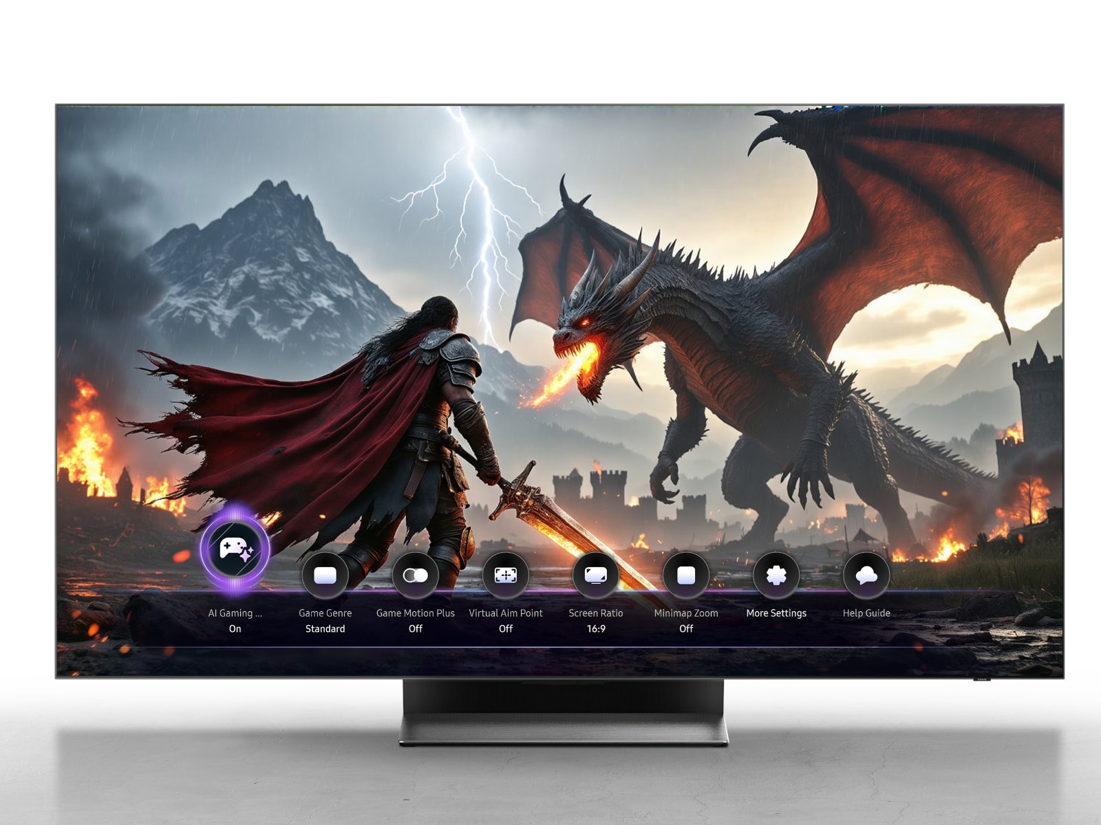 TV Samsung OLED 48S95H sở hữu thiết kế hiện đại cùng các tính năng AI tiên tiến.