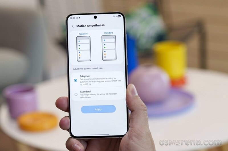 Màn hình 120Hz LTPO trên Galaxy S25 FE mang lại trải nghiệm mượt mà