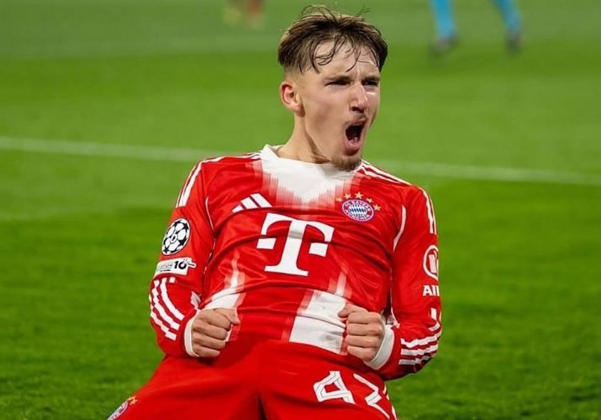 Lennart Karl đang tỏa sáng trong màu áo Bayern Munich