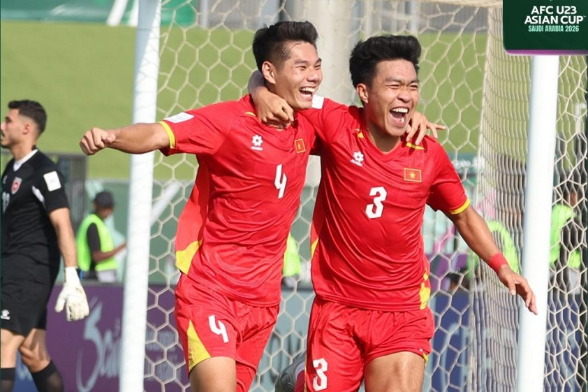 U23 Việt Nam tập luyện chuẩn bị cho trận gặp U23 Kyrgyzstan