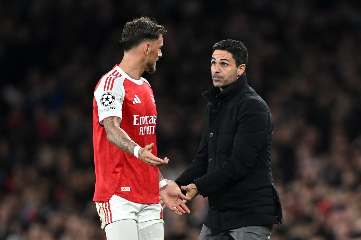 Ben White trong màu áo Arsenal