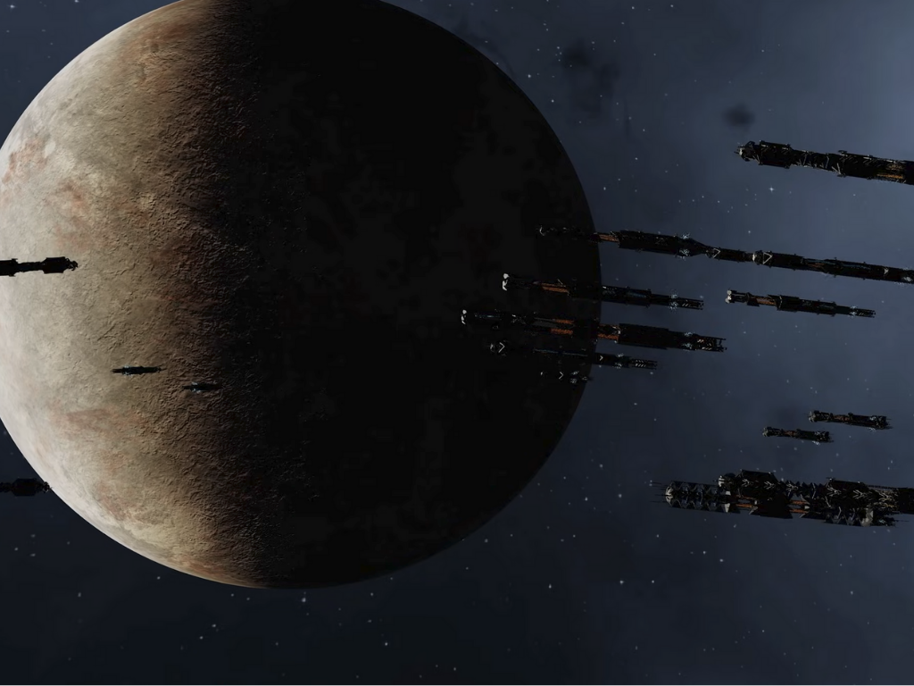 Terra Invicta was first introduced in 2022. Pictured - a still from the official game trailer. (Image source: Steam)