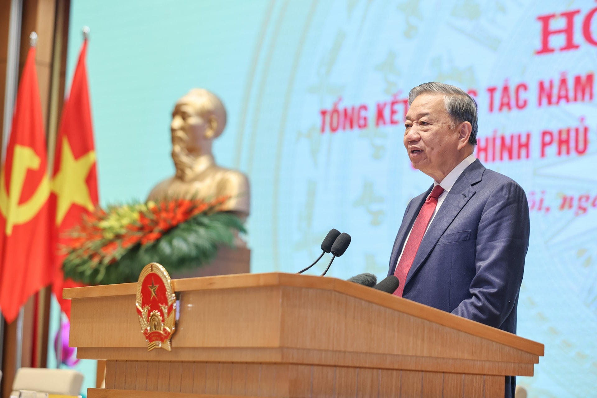 Phát biểu chỉ đạo của Tổng Bí thư Tô Lâm tại Hội nghị toàn quốc Chính phủ và chính quyền địa phương- Ảnh 3.