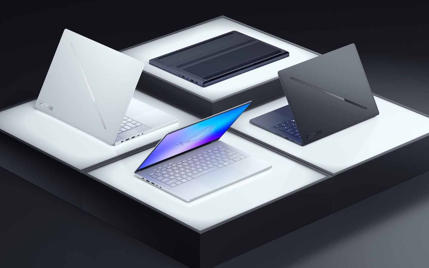 Cận cảnh thiết kế mặt lưng đầy tính nghệ thuật của ROG Flow Z13 KJP