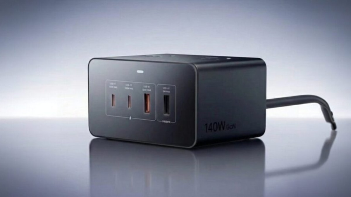 Xiaomi Desktop Charging Station 140W sở hữu chip quản lý nguồn thông minh