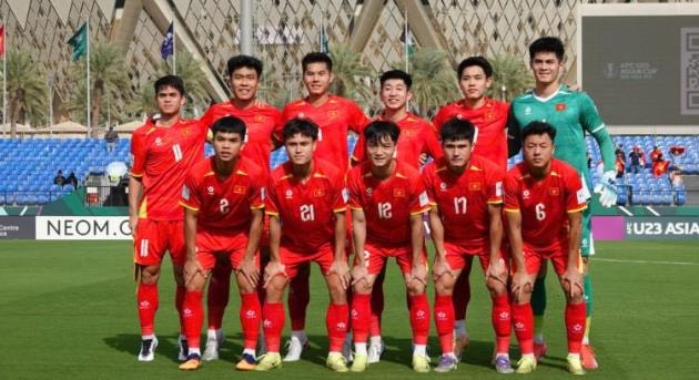 U23 Việt Nam tập luyện chuẩn bị cho trận đấu