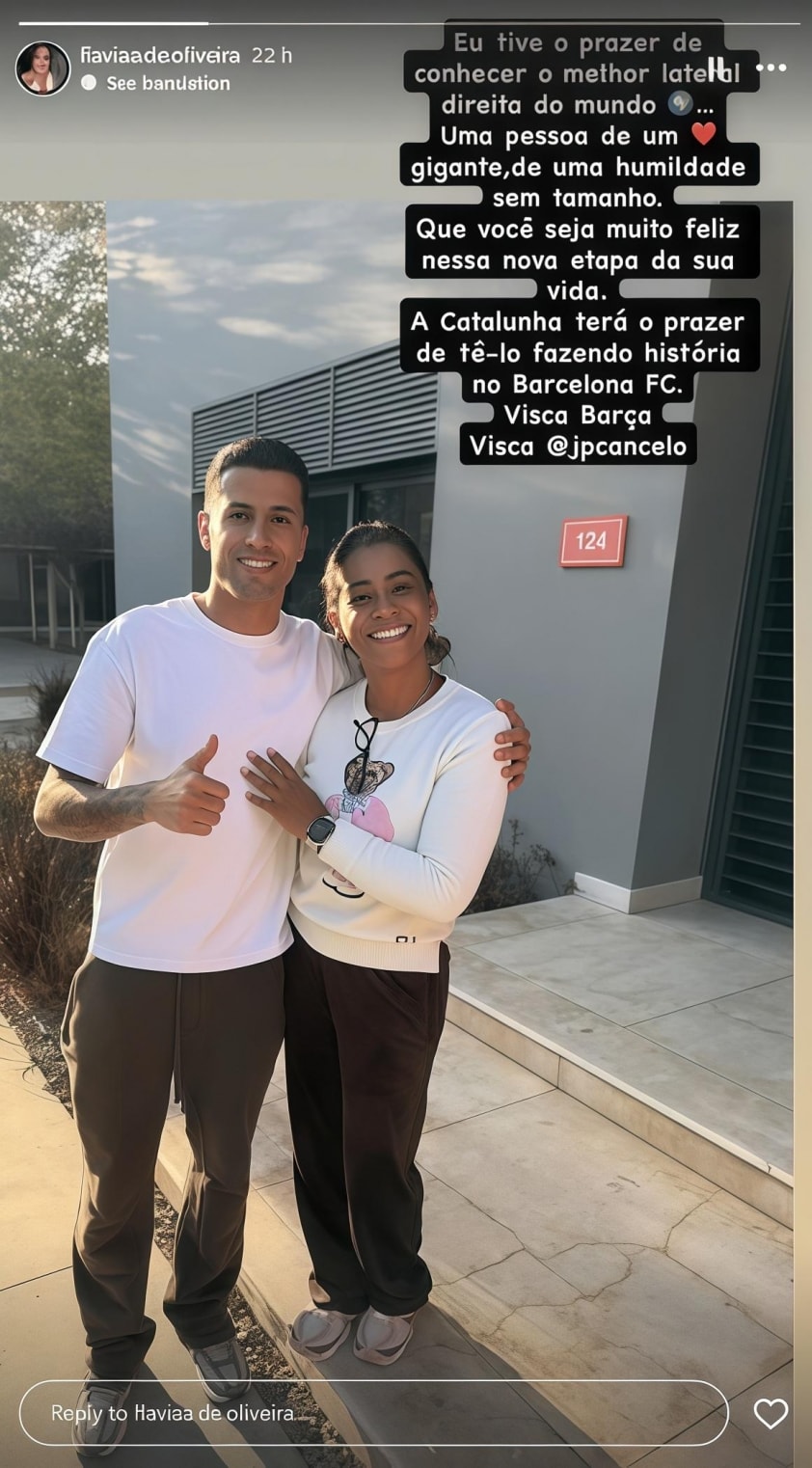Mẹ của Malcom xác nhận Joao Cancelo gia nhập Barca trên mạng xã hội