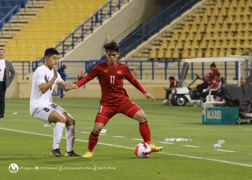 Khuất Văn Khang và các đồng đội từng đối đầu U23 Kyrgyzstan cách đây 2 năm