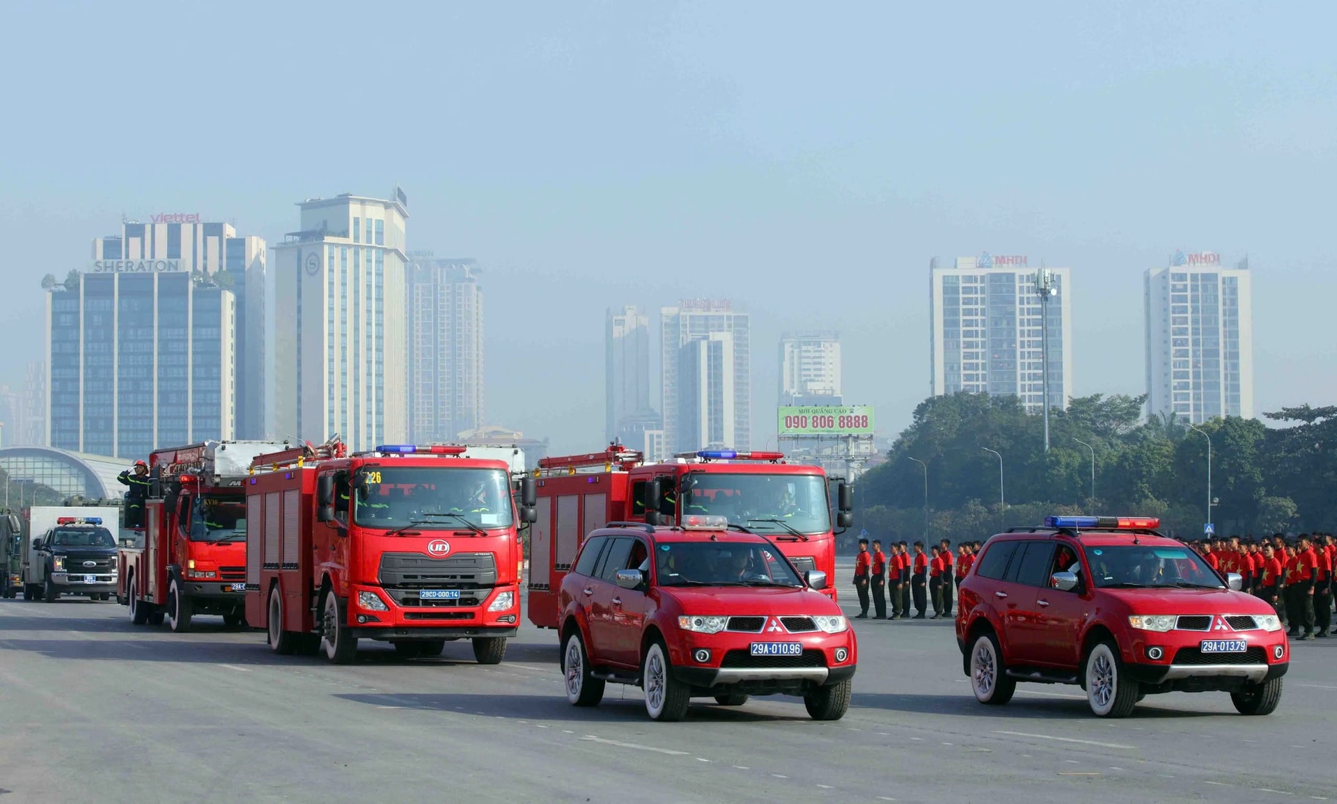 Bộ Công an tổ chức lễ xuất quân bảo đảm an ninh, trật tự Đại hội Đảng lần thứ XIV- Ảnh 8.