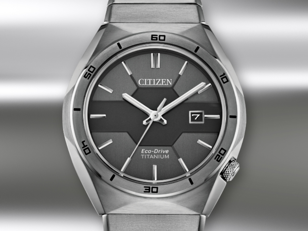 Mẫu đồng hồ Citizen Eco-Drive AW1660-51H với thiết kế vỏ Titanium mạnh mẽ