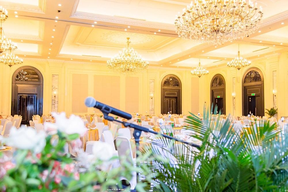 Hình ảnh buổi hội thảo chuyên nghiệp trong tour MICE