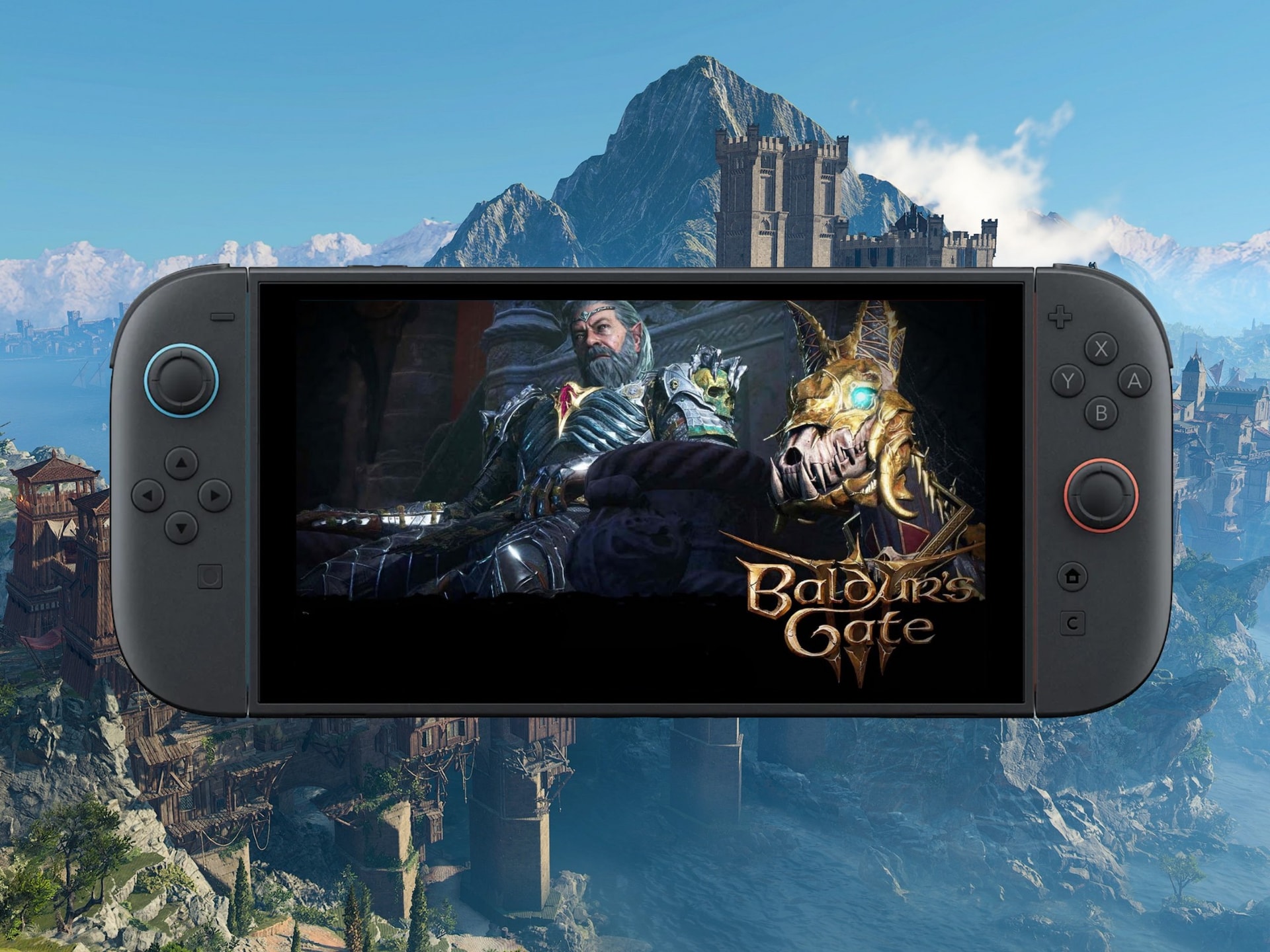 Hình ảnh minh họa Baldur's Gate 3 trên máy Nintendo Switch 2